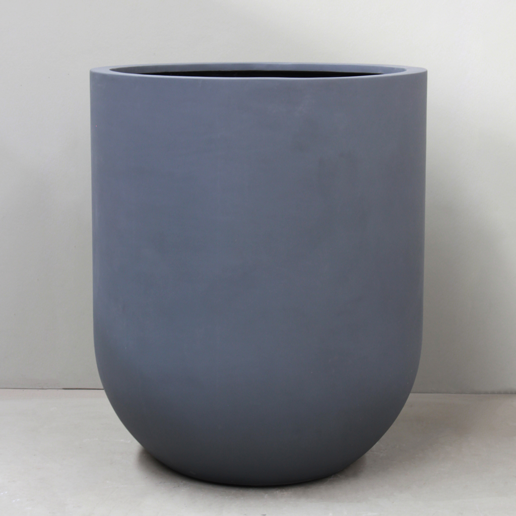 Urbis Pigmented Charcoal Tall U Pot | Kellock Pots & Planters