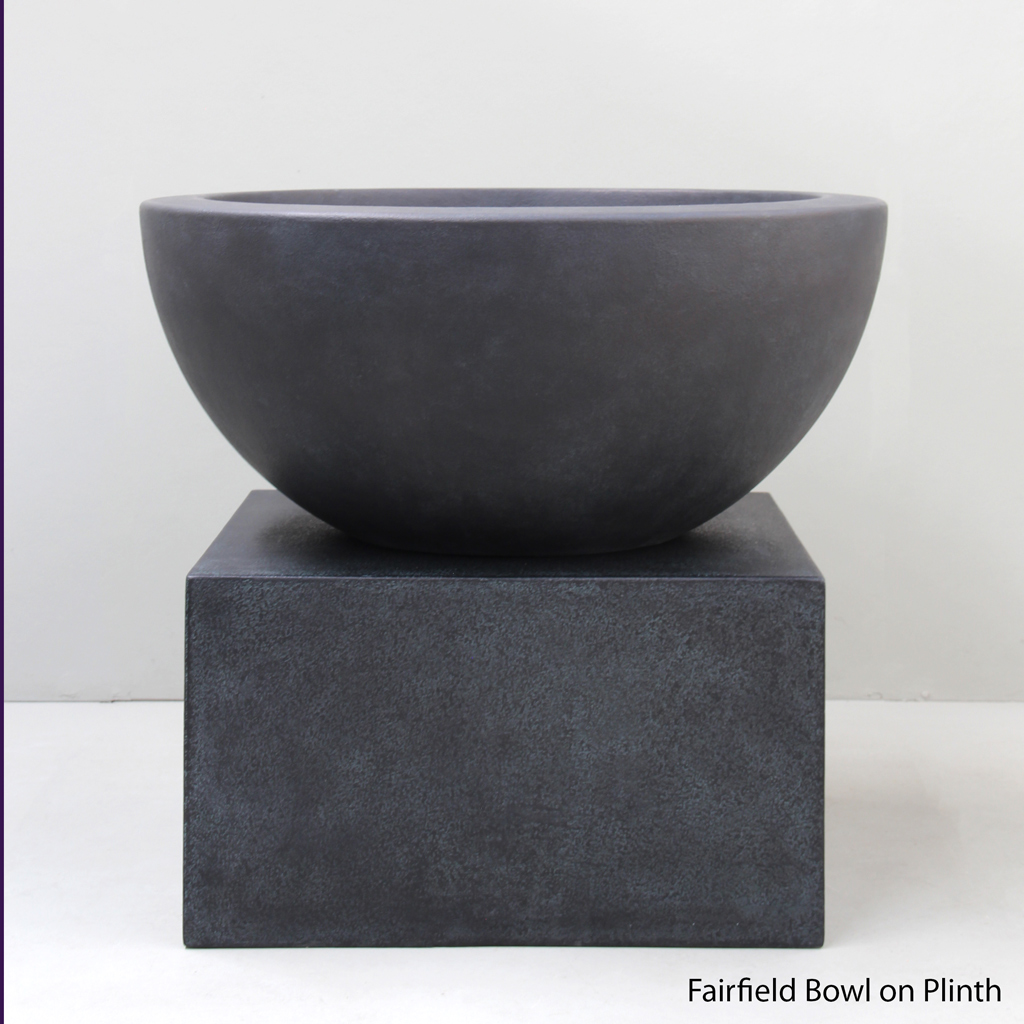 Real Bronze Fairfield Bowl & Plinth