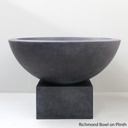 Real Bronze  Richmond Bowl & Plinth