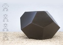 Venetian Bronze Prism Planter L88.9cm x H61cm