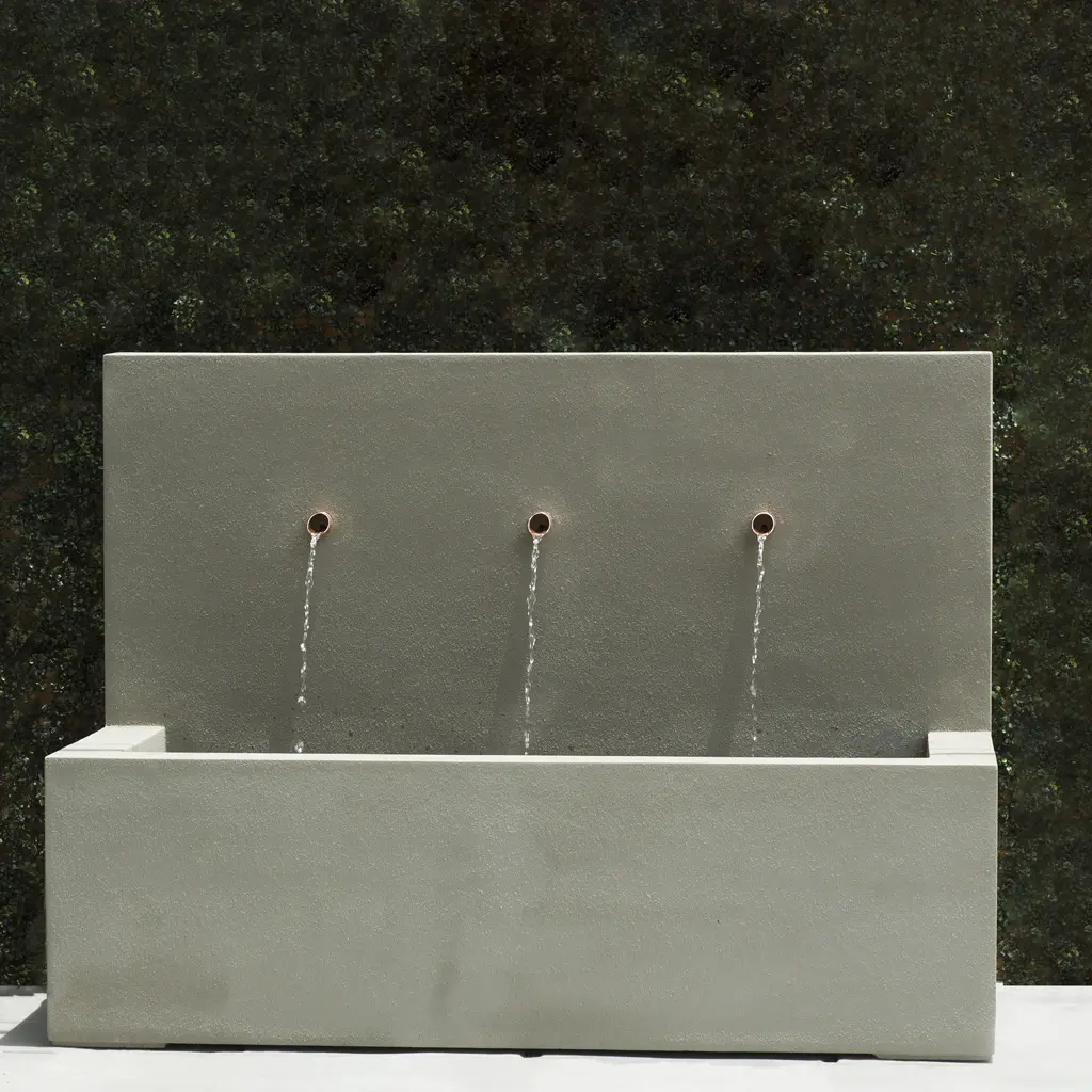 Weathered Zinc 3 Spout Fountain