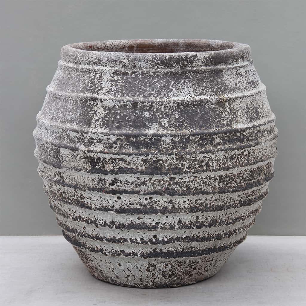 White Ring Jar D85cm x H80cm