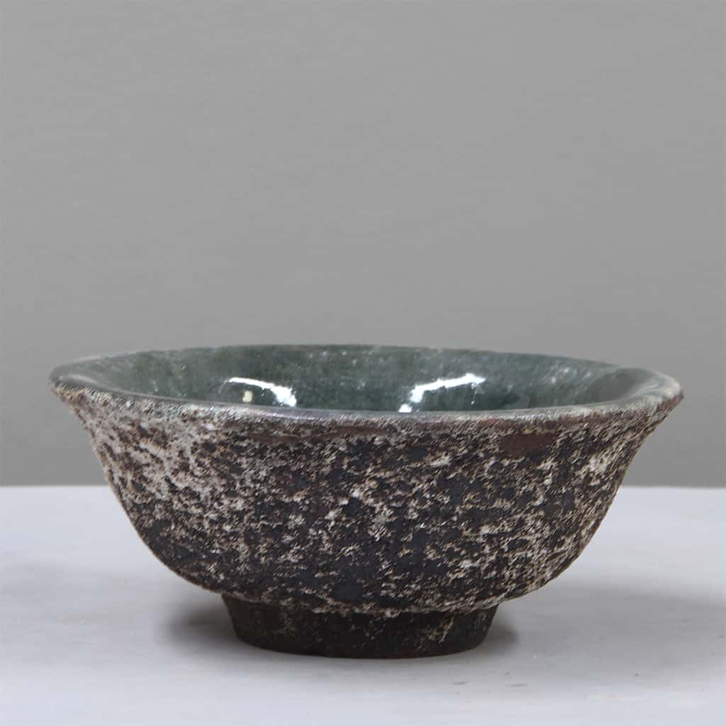 White Demeter Bowl (Glazed inside in Green Colour)  D27cm x H11cm