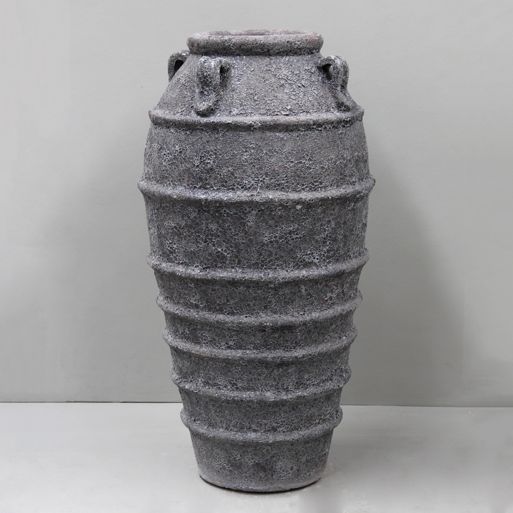 Relic Grey Lindos Jar with Lugs D60cm x H112cm