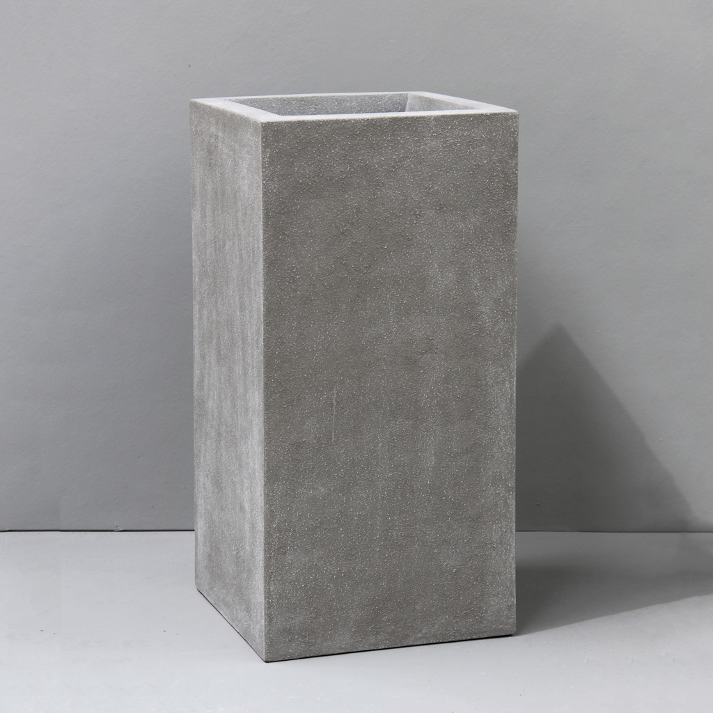 Natural Cement Tall Square W40cm x H80cm