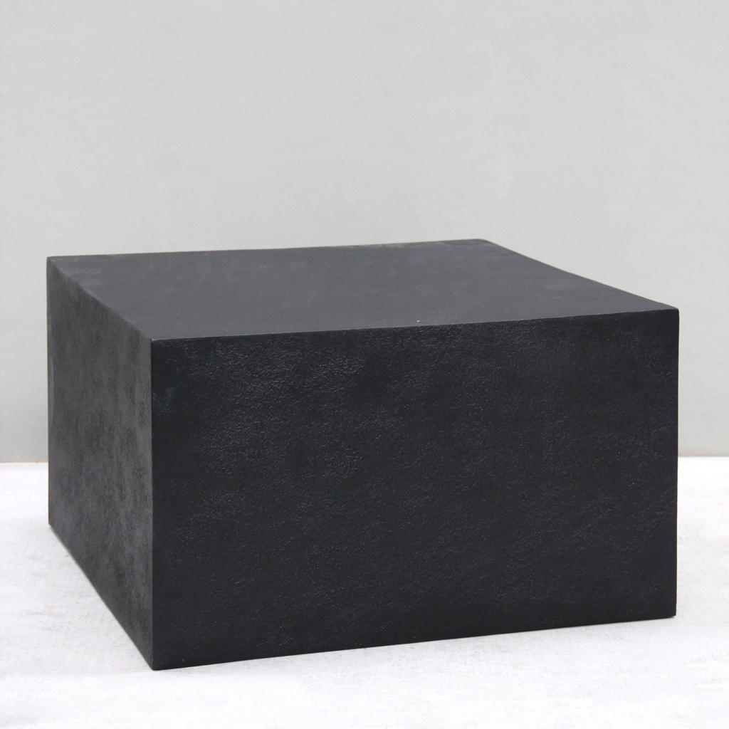 Black Square Plinth W70cm x H40cm