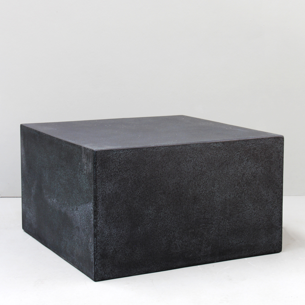 Real Bronze Finish Square Plinth W70cm x H40cm