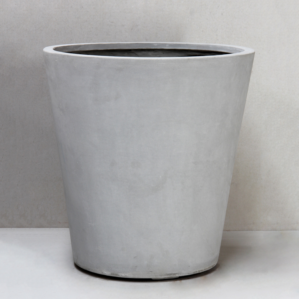 Grey Cone Pot