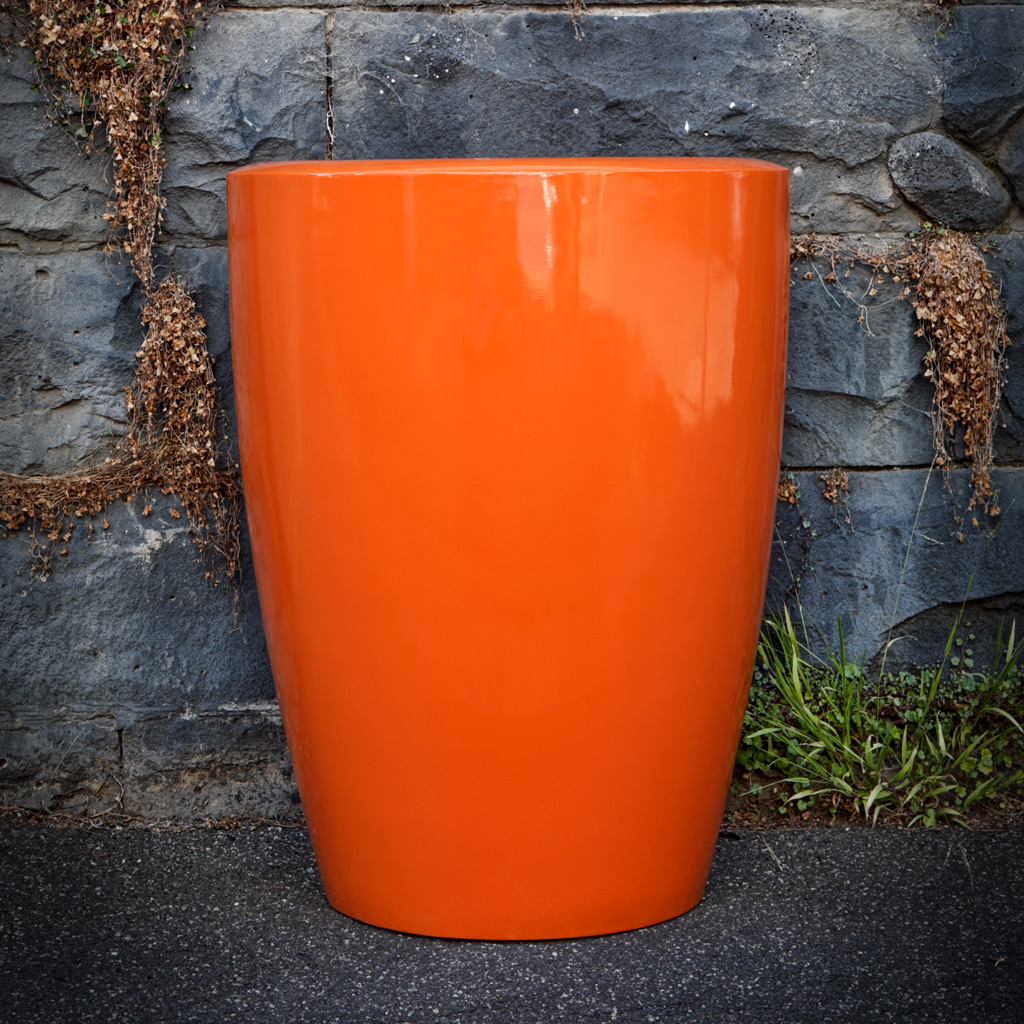 Gloss Orange Luma Pot