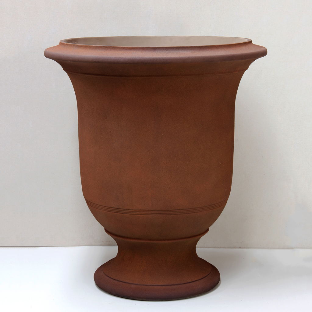 Iron Rust Plain Anduze Style Urn