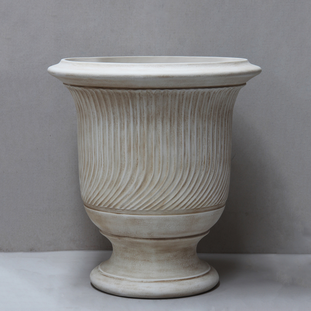 Mushroom Striated Anduze Urn