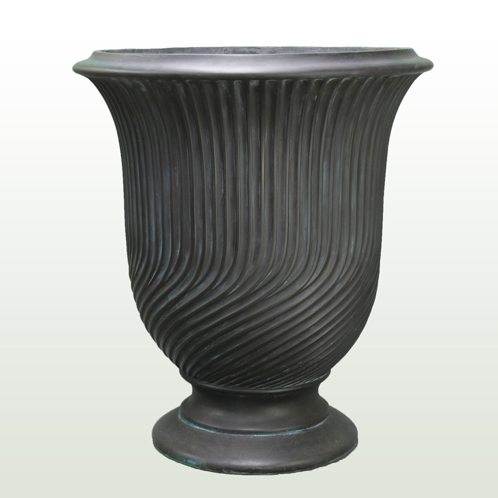 Real Bronze Finish Alès Urn