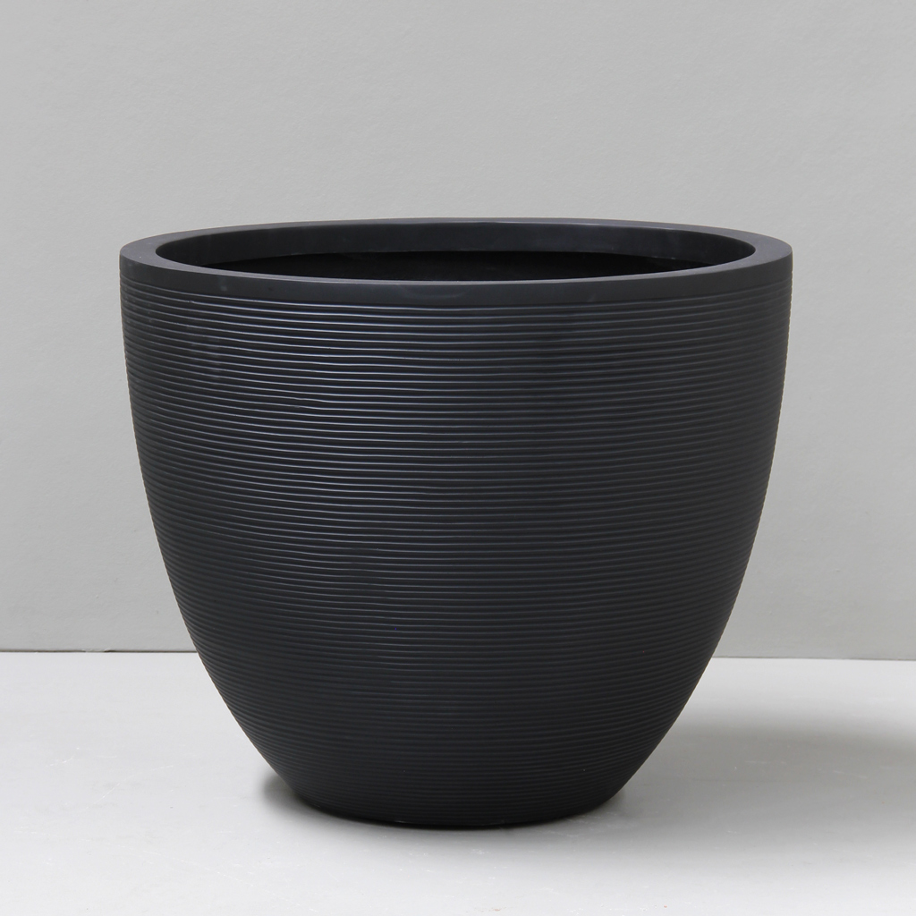 Black Egg Planter