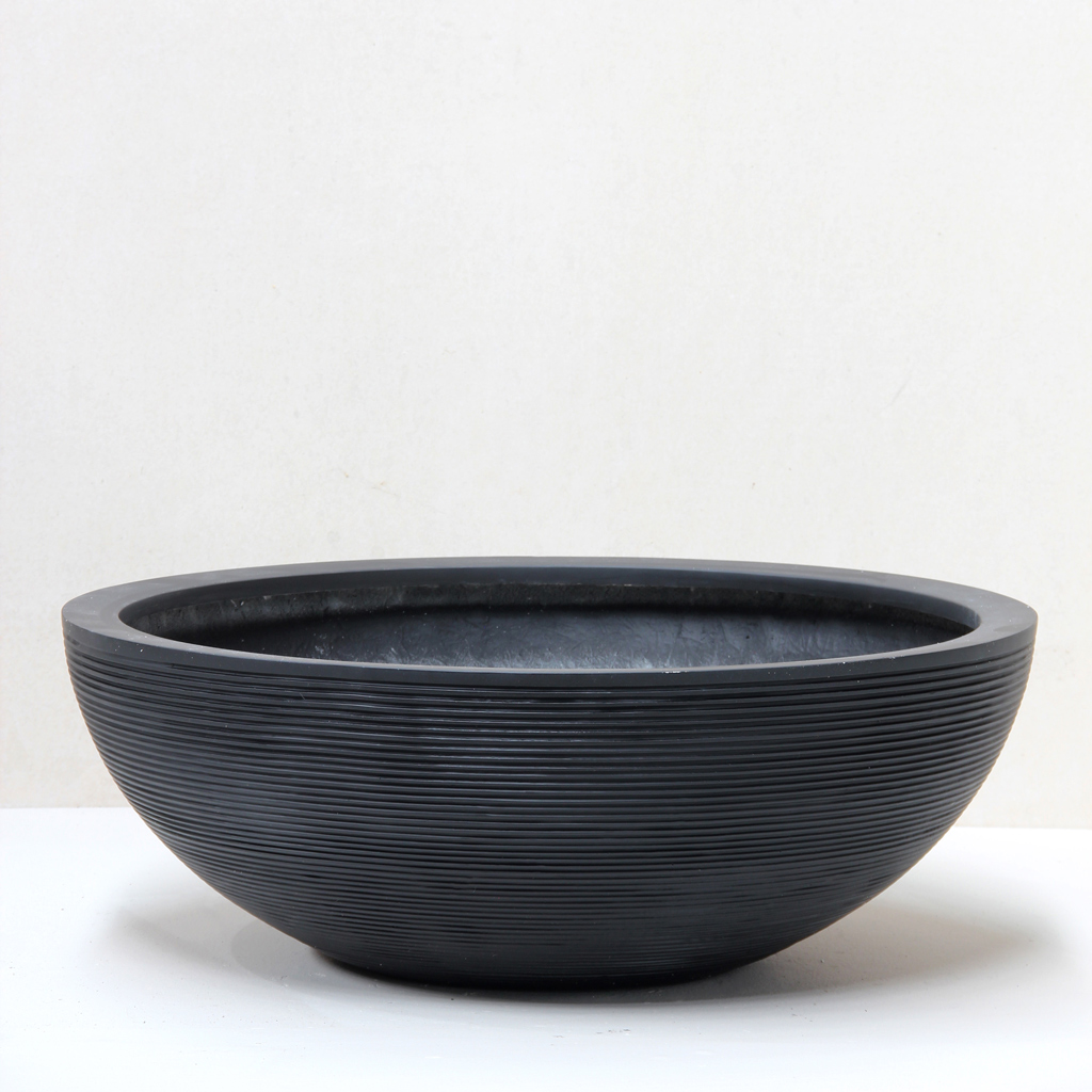 Black Low Bowl