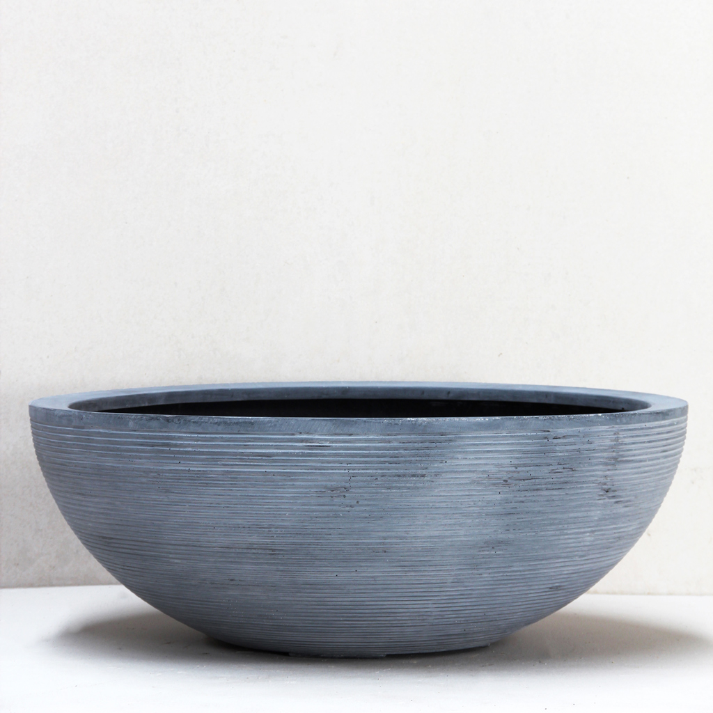 Grey Low Bowl