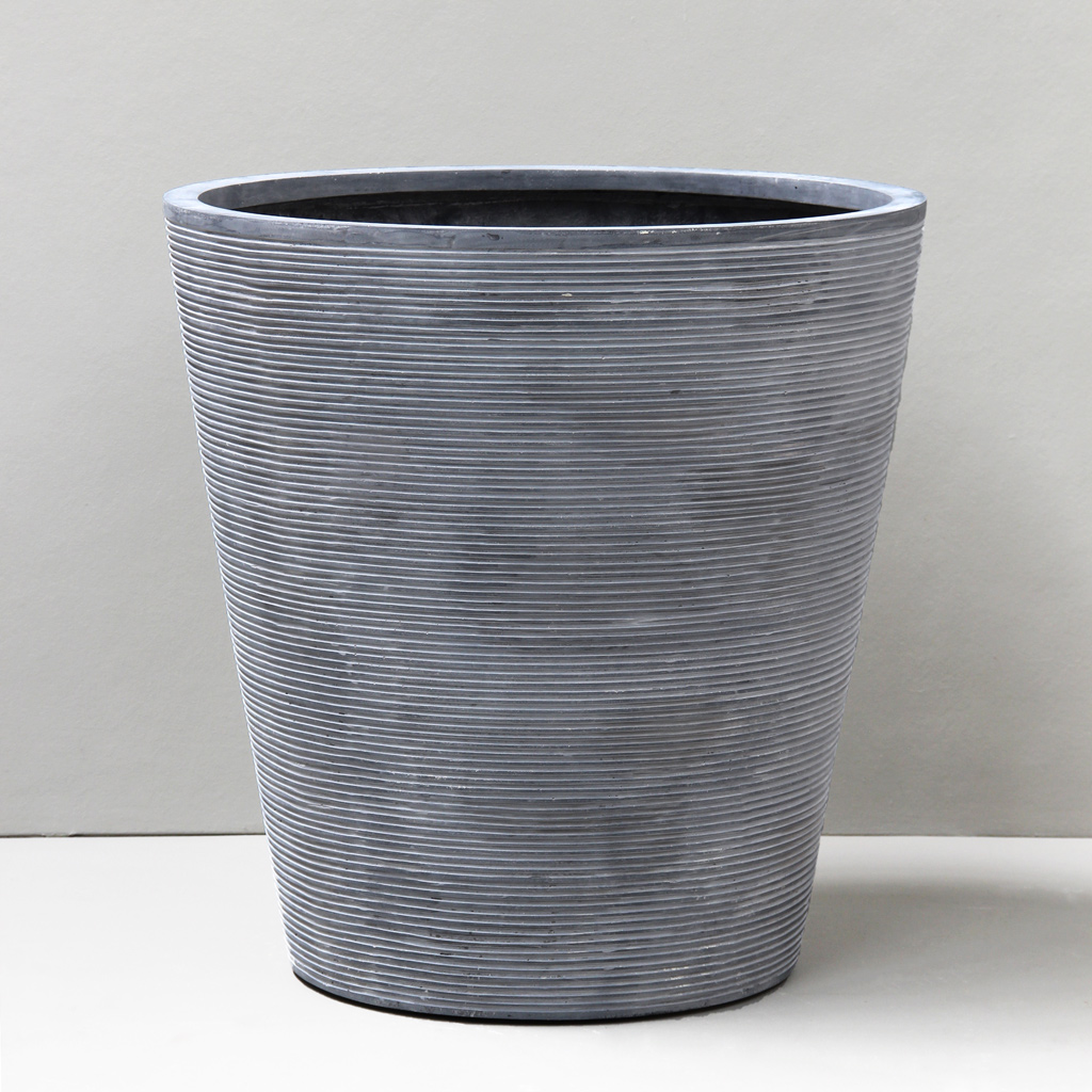 Grey Cone Pot