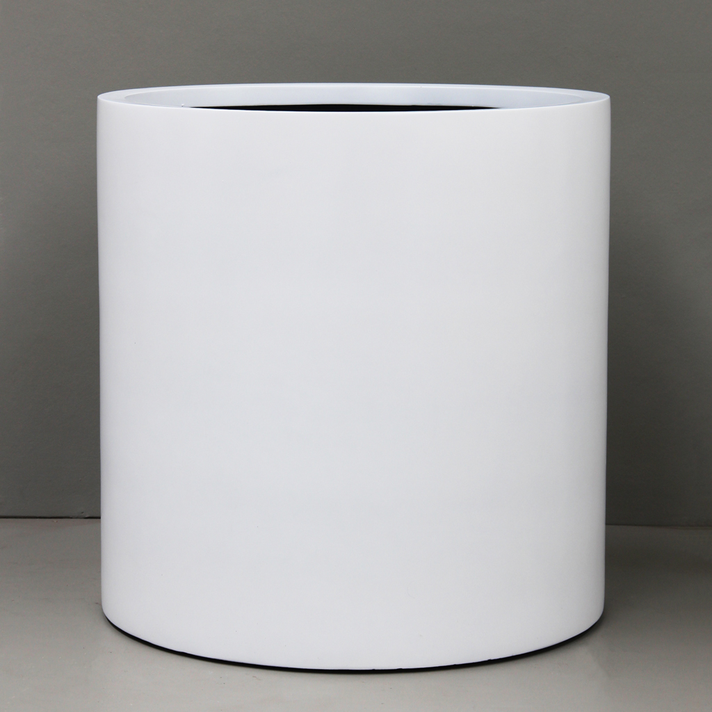 White Drum Pot