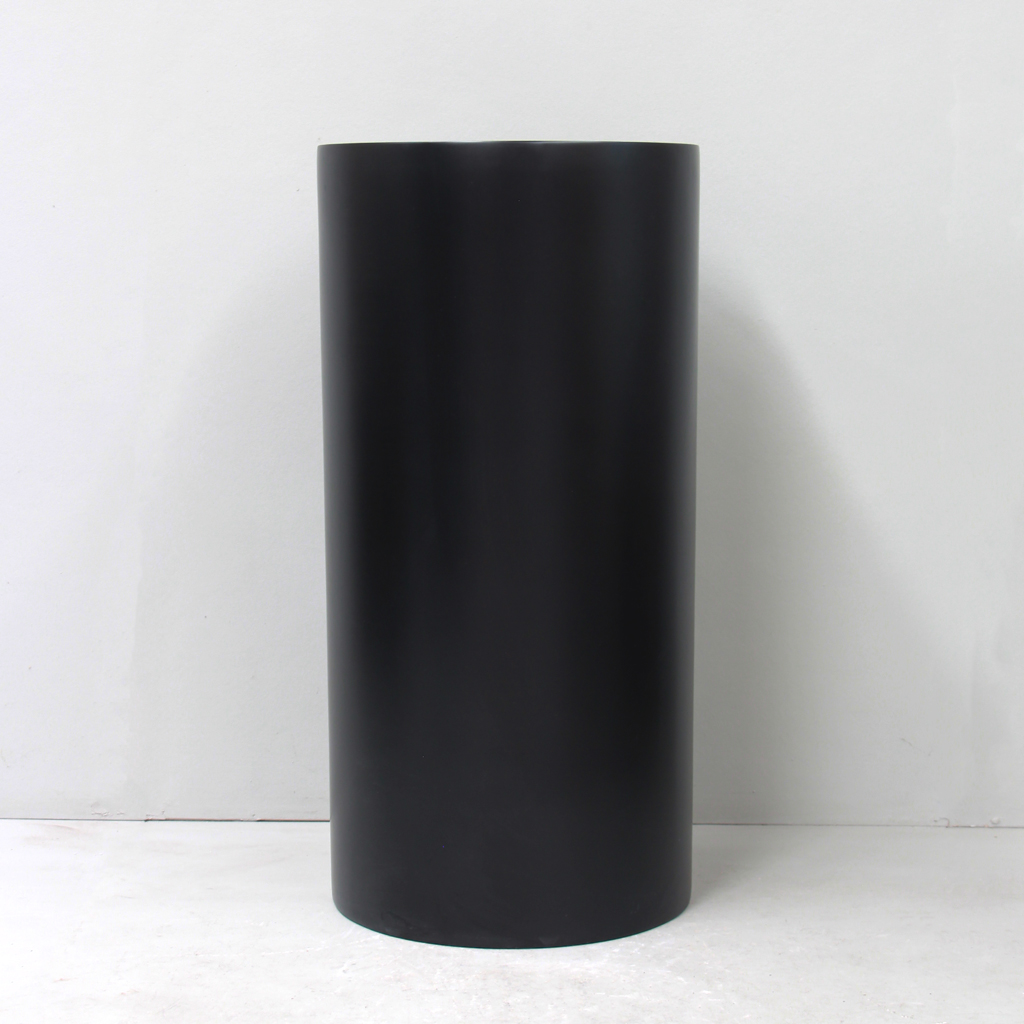 Black Tall Cylinder