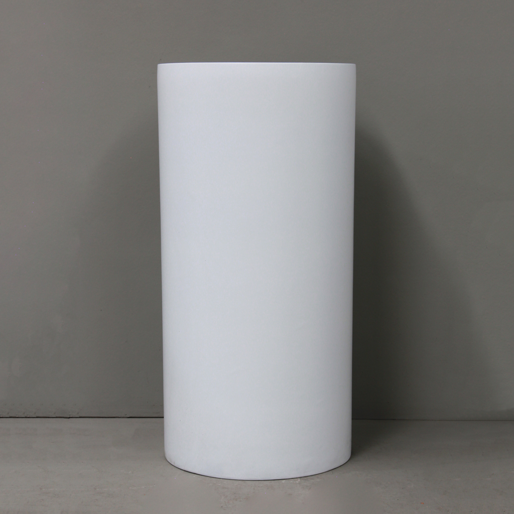 White Tall Cylinder