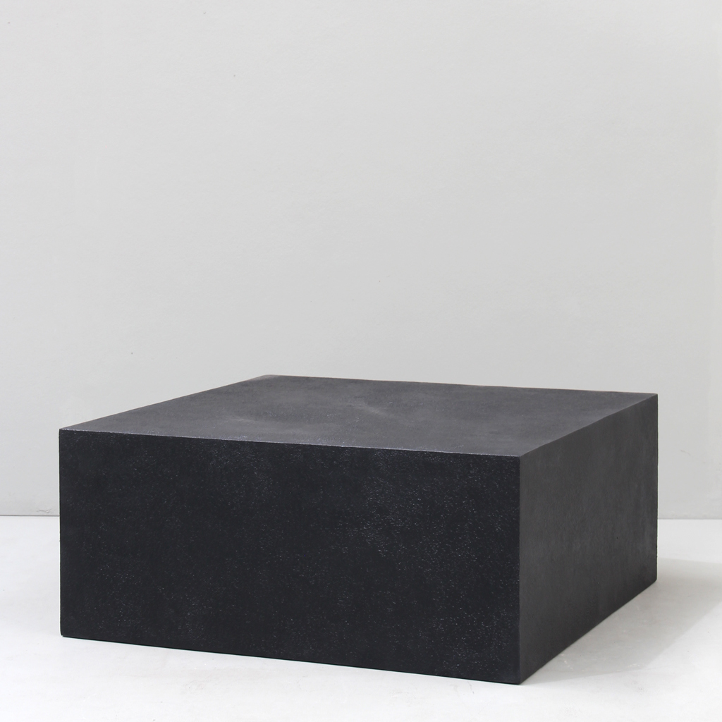 Black Square Plinth W70cm x H30cm