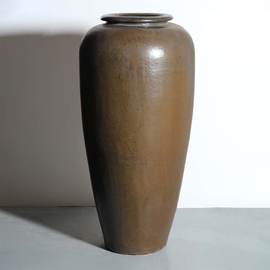 Lava Plain Tall Temple Jar                                   
D56cm x H116cm