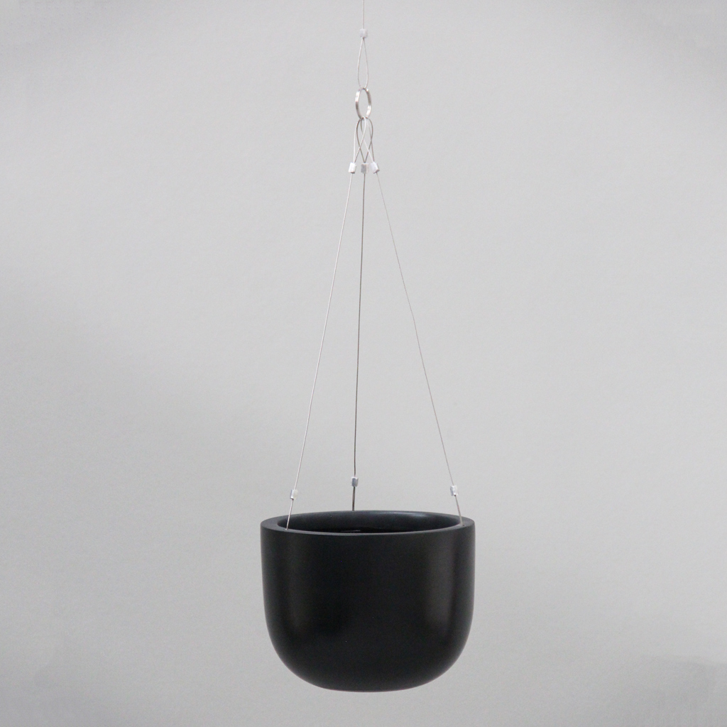 Black Hanging Pot D20cm x H15cm