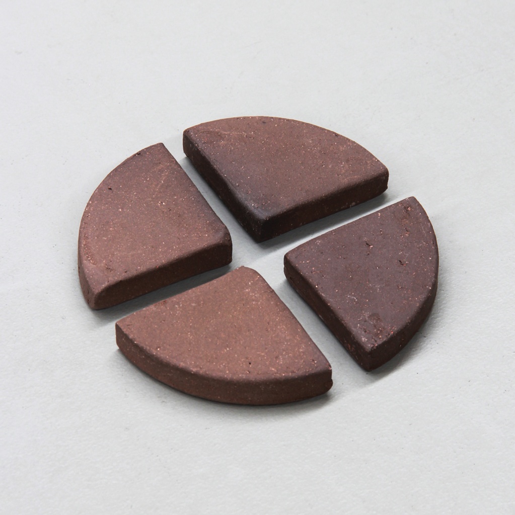 Iron Stone Quarter round pie feet -70mm x 10mm - Pack of 4