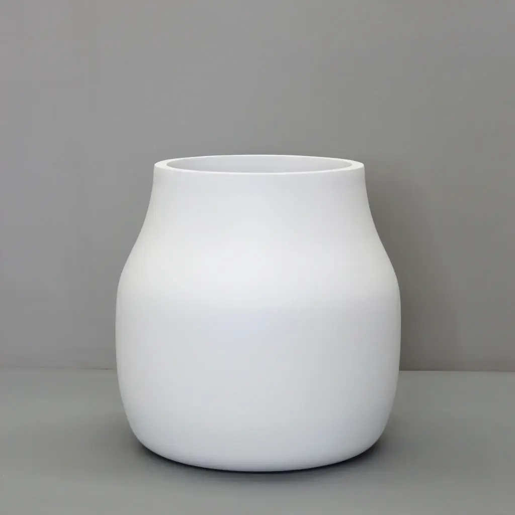 White Caneco Pot