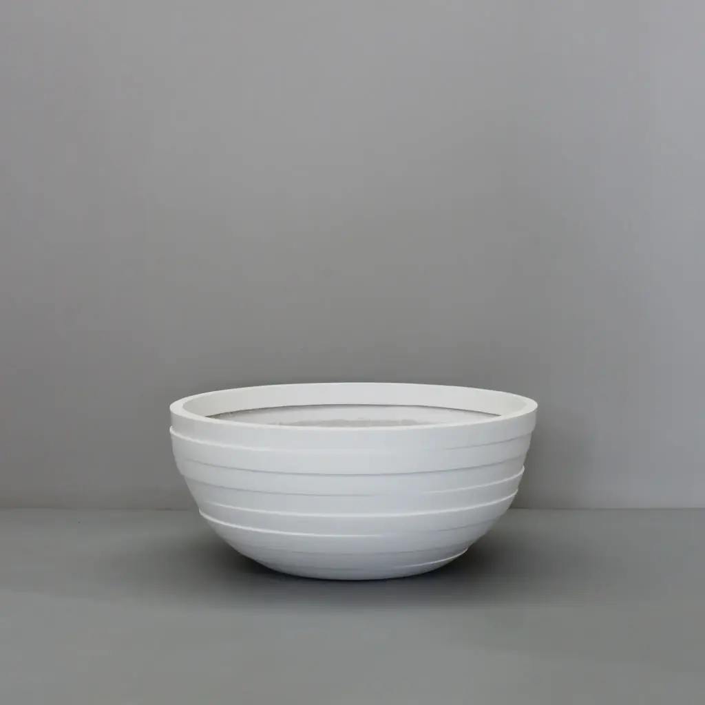 White Circulum Bowl