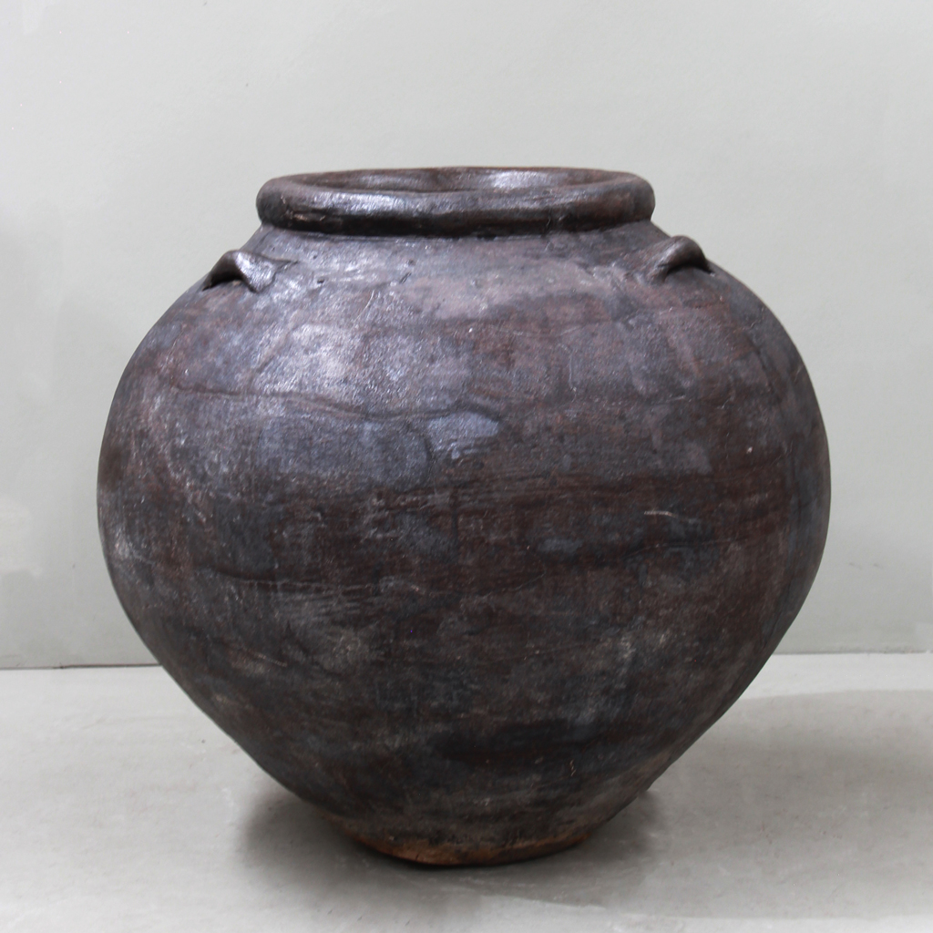 Copper Round Rolltop Jar D83 x H74cm