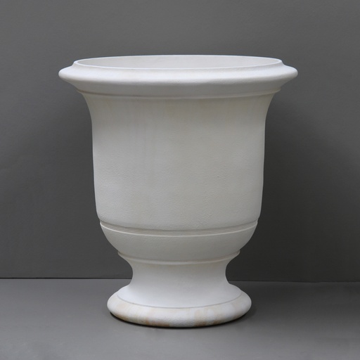 Aged Limestone Plain Anduze Style Urn