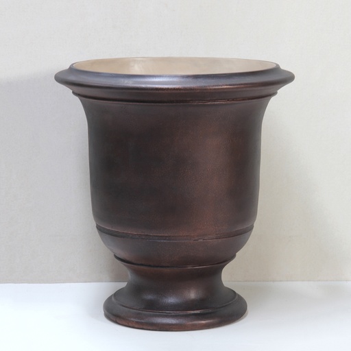 Dark Copper Plain Anduze Style Urn