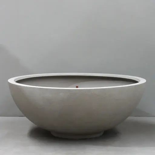 [FN2263NC] Natural Cement Volcano Bowl Bubbler D124cm x H56cm