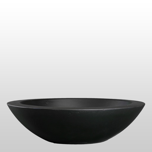 [GRR02BK] Black Hawthorn Bowl D110cm x H30cm