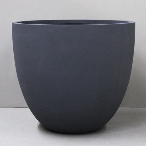 [URR16CH] Pigmented Charcoal Large Consul Planter - D105cm x H92cm