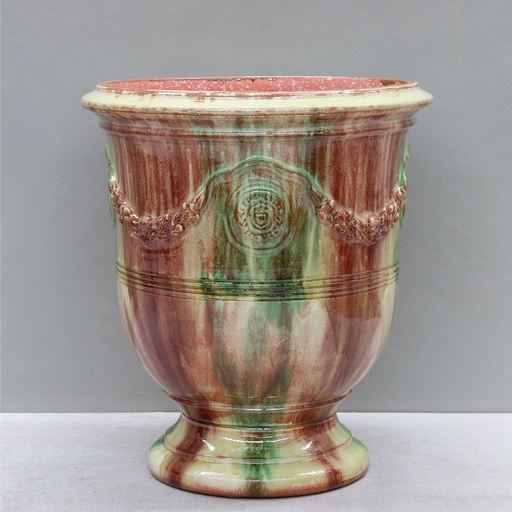 Aged Flame Traditional Anduze Urn