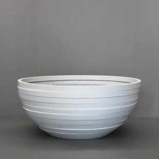 White Circulum Bowl