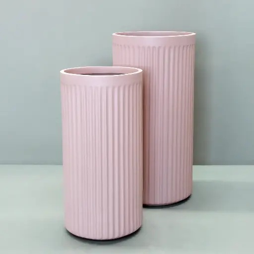 Pink Salt Doric Cylinder 