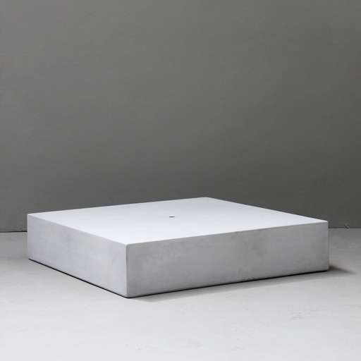 [URP02GR] Grey Square Plinth- L70cm x W70cm x H15cm