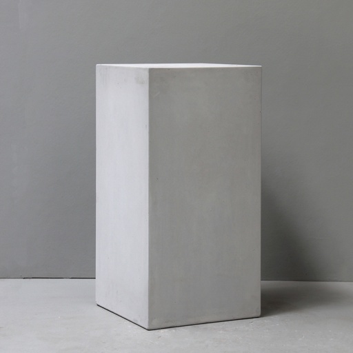 [URP05GR] Grey Square Plinth - L40cm x W40cm x H80cm