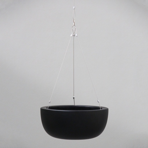 [BHP2-BK] Black Hanging Bowl D30cm x H13cm