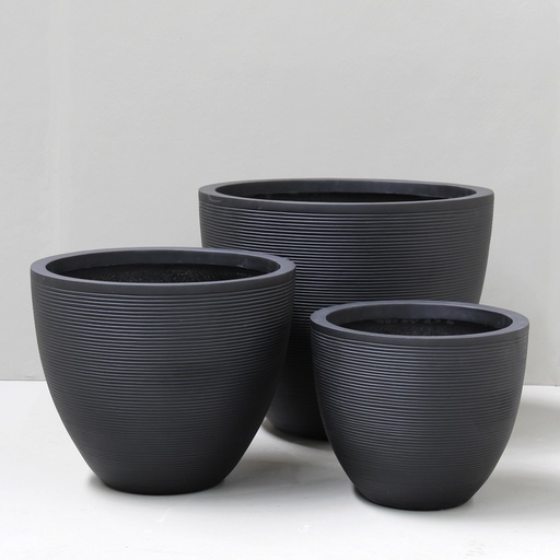 Black Egg Planter