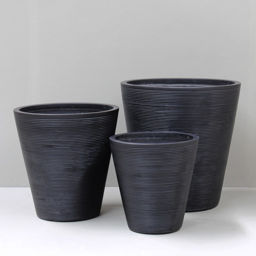 Black Cone Pot